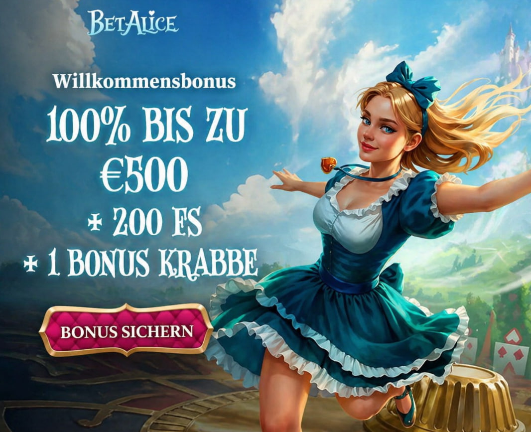 BetAlice Bônus e Cashback